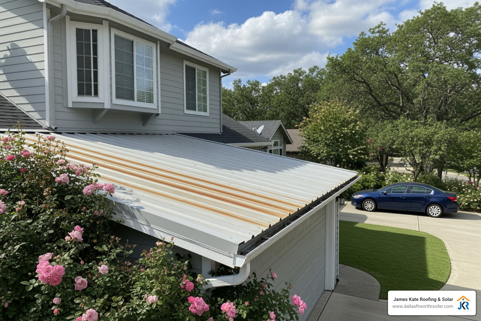 corrugated garage roof replacement