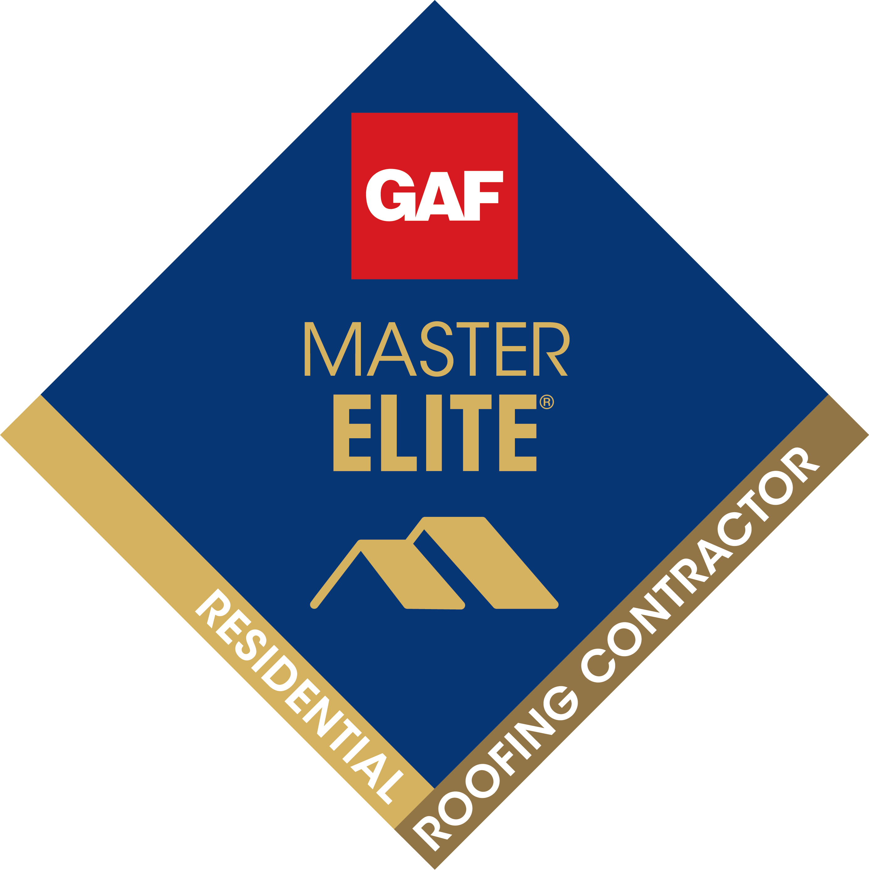 James Kate Roofing & Restoration is a GAF Master Elite contractor, recognized for outstanding roofing workmanship, professional training, customer satisfaction, and industry-leading installation standards.