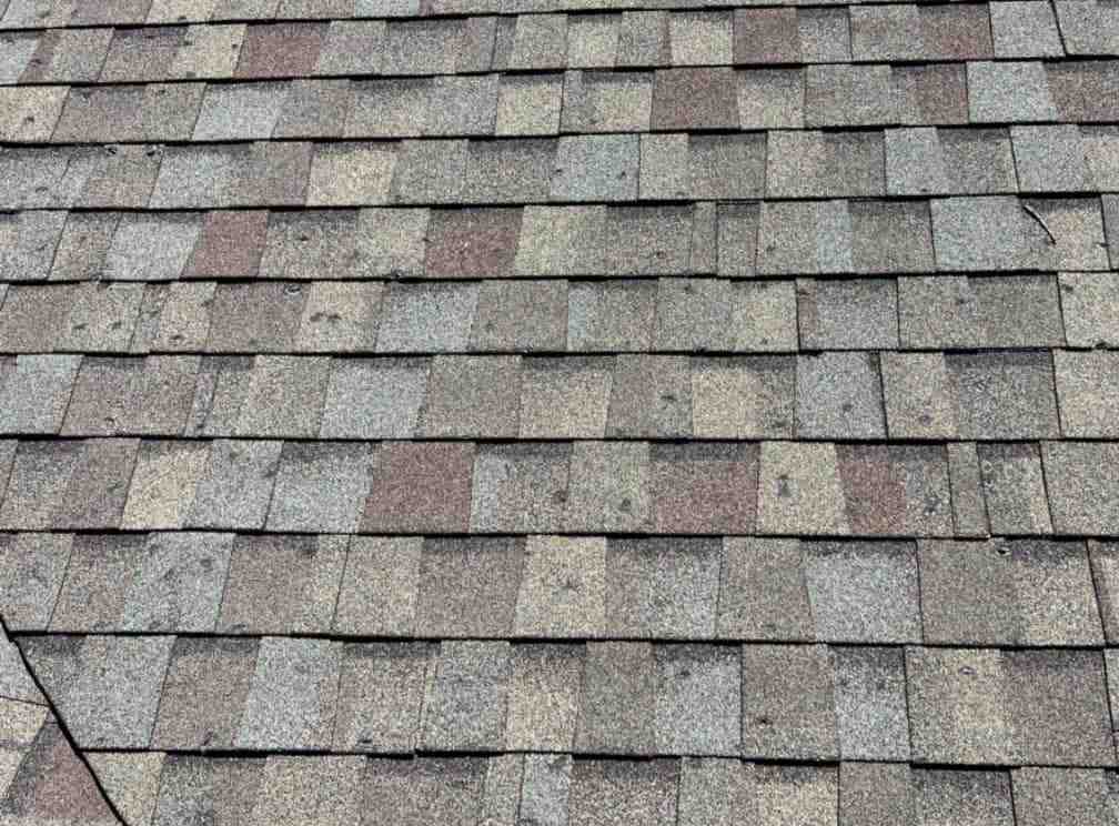 fast-and-easy-composition-shingle-roof-repair-at-home-image damaged composition shingles on residential roof