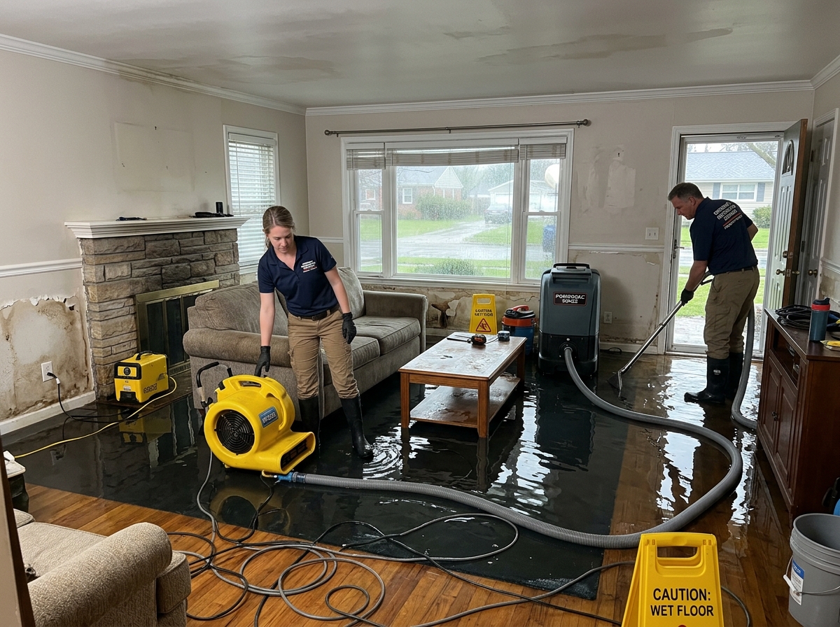 emergency water damage solar near me