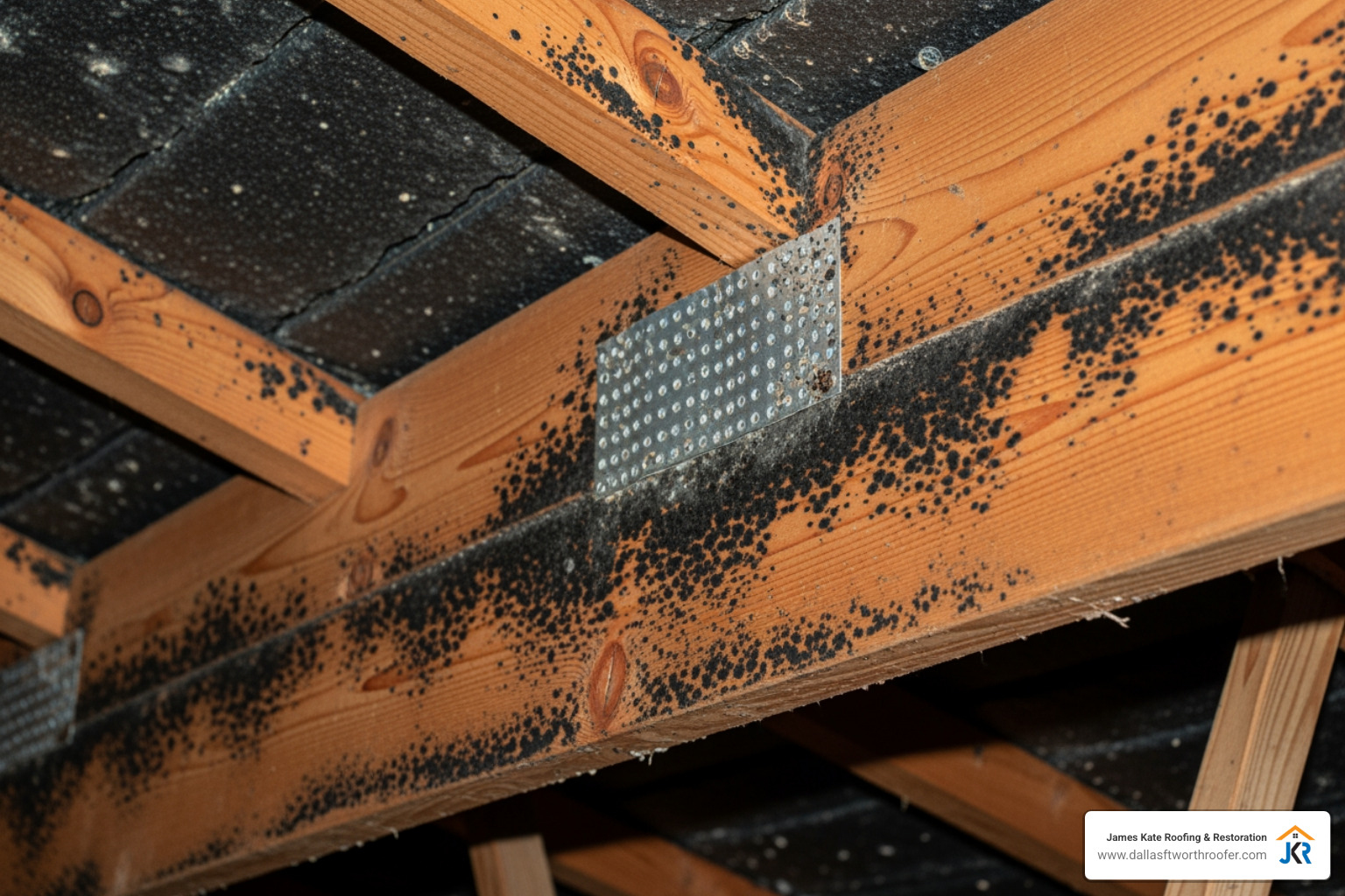 how-to-safely-evict-mold-from-your-attic-for-good-image attic mold removal on roof sheathing and rafters