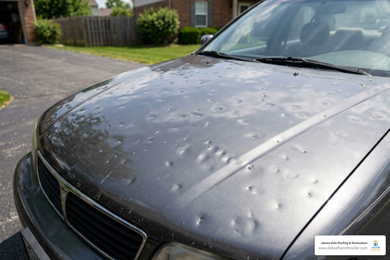 stop-overpaying-for-hood-hail-repairs-with-these-smart-budgeting-tips-image hail damaged car hood