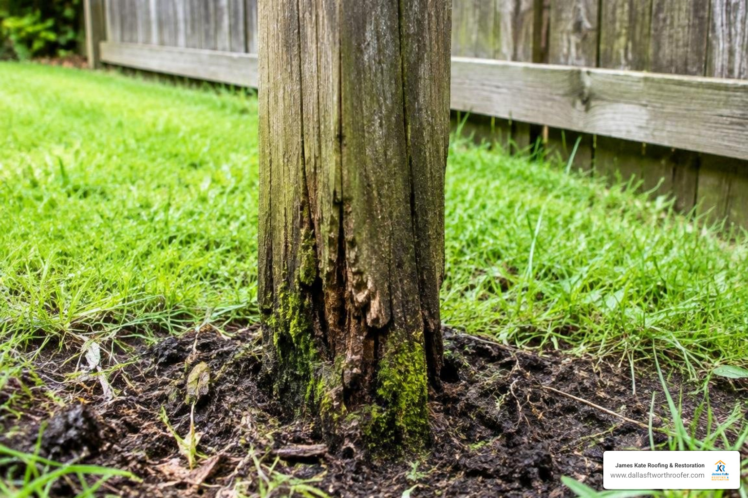 why-bitumen-paint-doubles-the-life-of-outdoor-timber-posts-image Subterranean timber decay at the soil line
